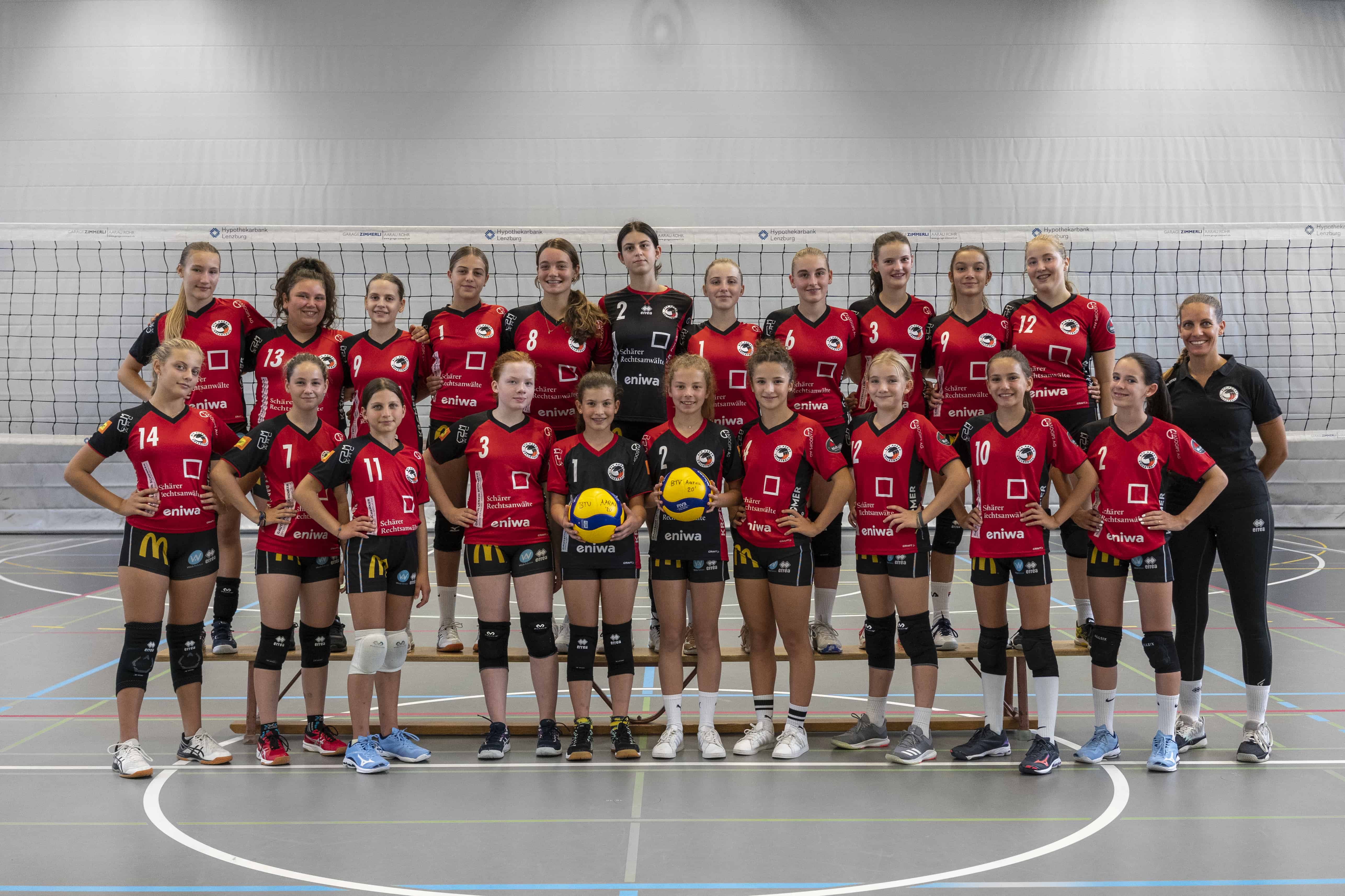 Juniorinnen 10 U17 1. Liga BTV Aarau Volleyball