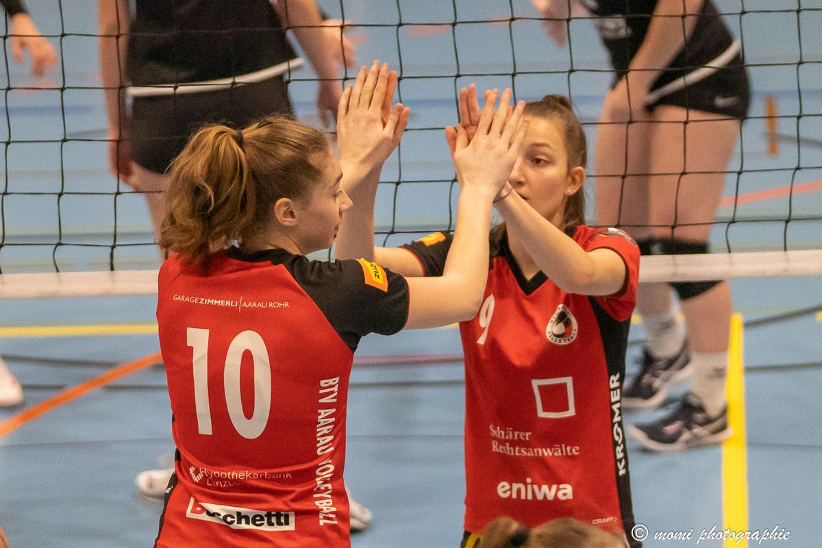 Ein verdienter Sieg fürs Damen 5 Volley Aarau BTV Aarau Volleyball