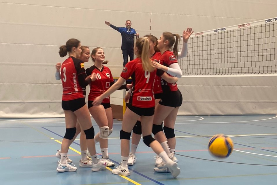 In Baden Punkten ist am schönsten Volley Aarau BTV Aarau Volleyball