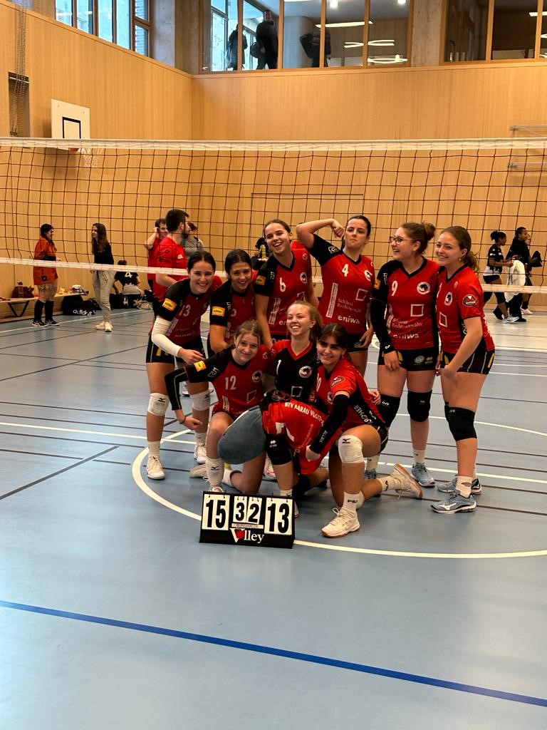 Nervenkitzel gegen Baden Volley Aarau BTV Aarau Volleyball